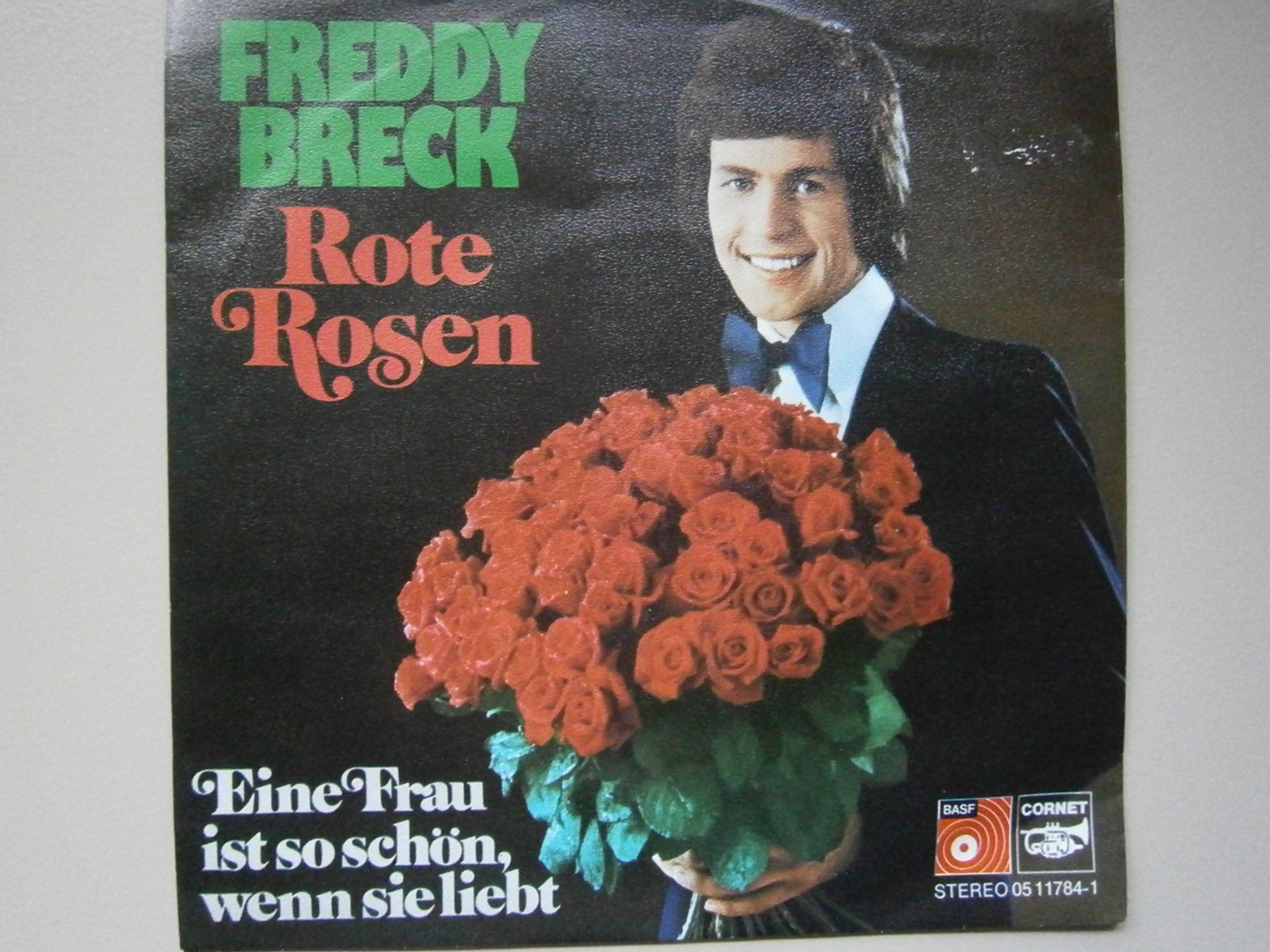 Schallplatten: Vinyl Single Freddy Breck - Rote Rosen – Gebraucht aus Langenthal von Modo39