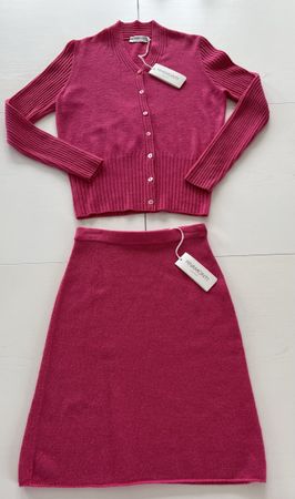 Strick-2 Teiler von RIVAMONTI in pink, nagelneu, Gr. S
