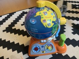Spanish VTech Globo Multiaventuras Interactive Globe, Used!