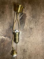 Vintage Deckenlampe, Höhenverstellbar, Messing