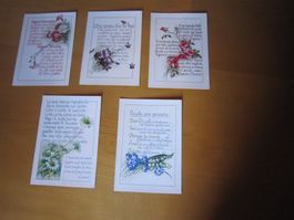 No 10 Postkarten piccole cose preziose BLUMEN