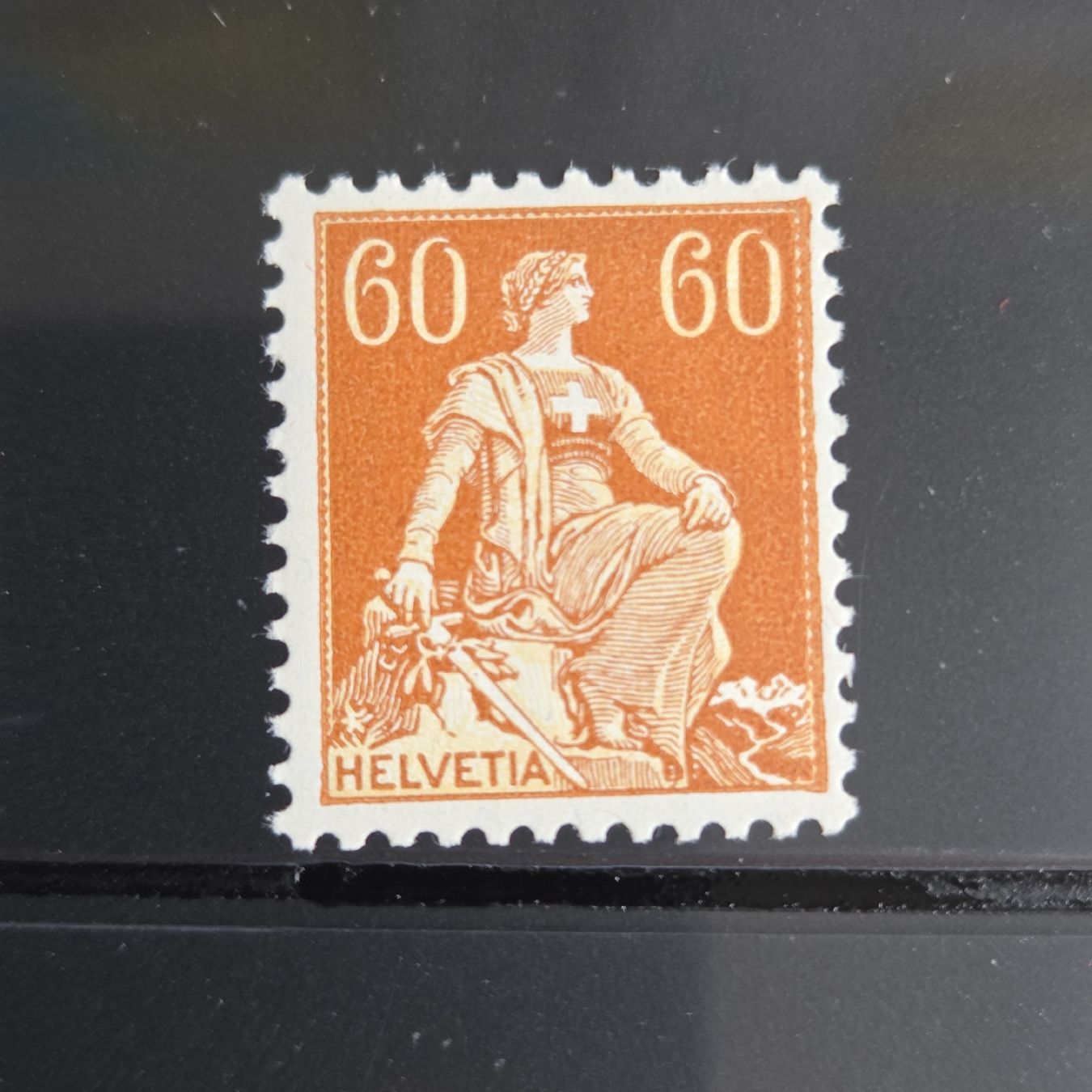Tous les timbres: Schweizer Briefmarken Helvetia-Satz, 7 Werte Postfrisch – D'occasion à Stans par Ducati16 4