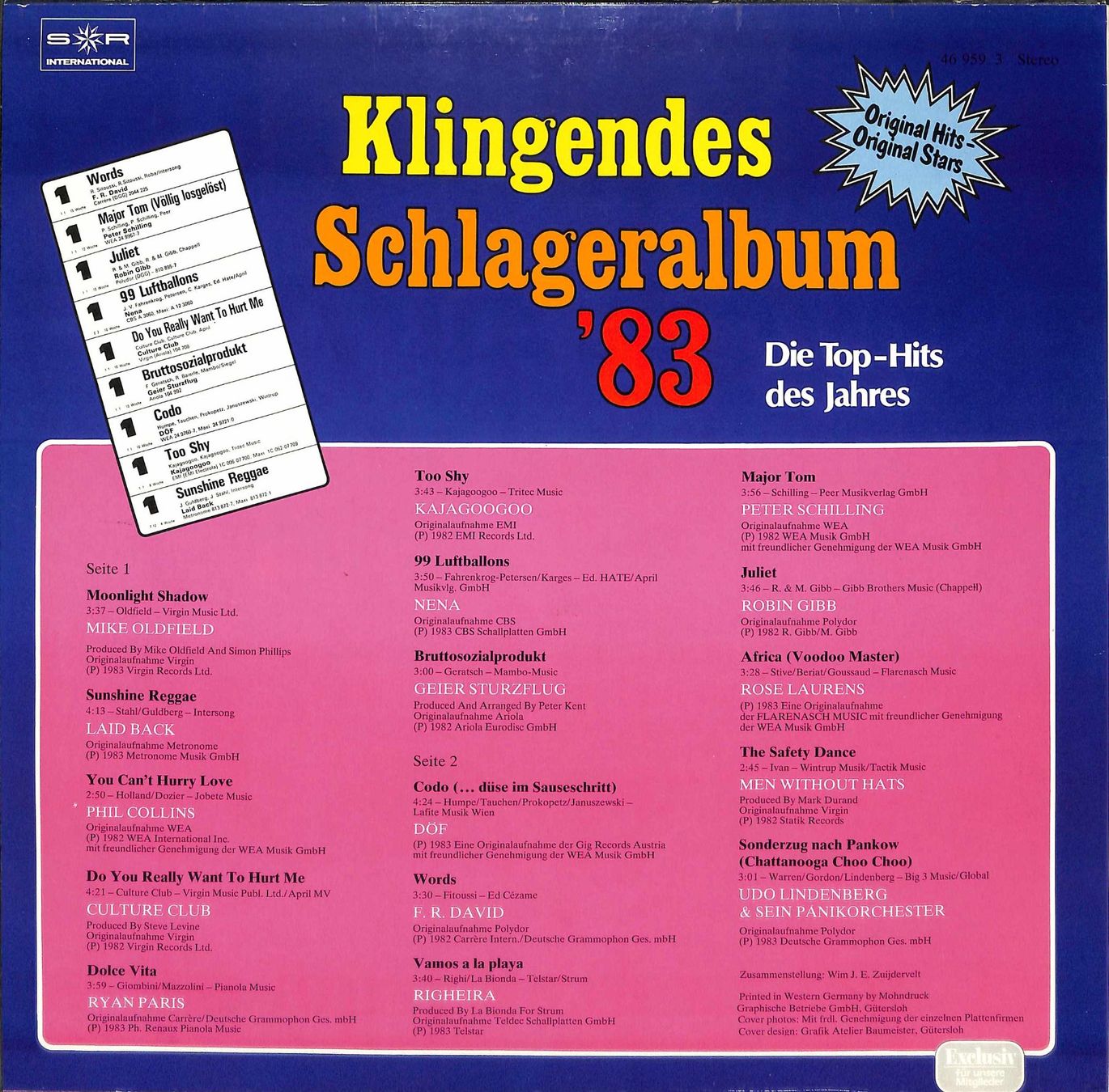 Dischi in vinile: LP Klingendes Schlager Album 83 – Usato da Trimmis venduto da Beax72 1