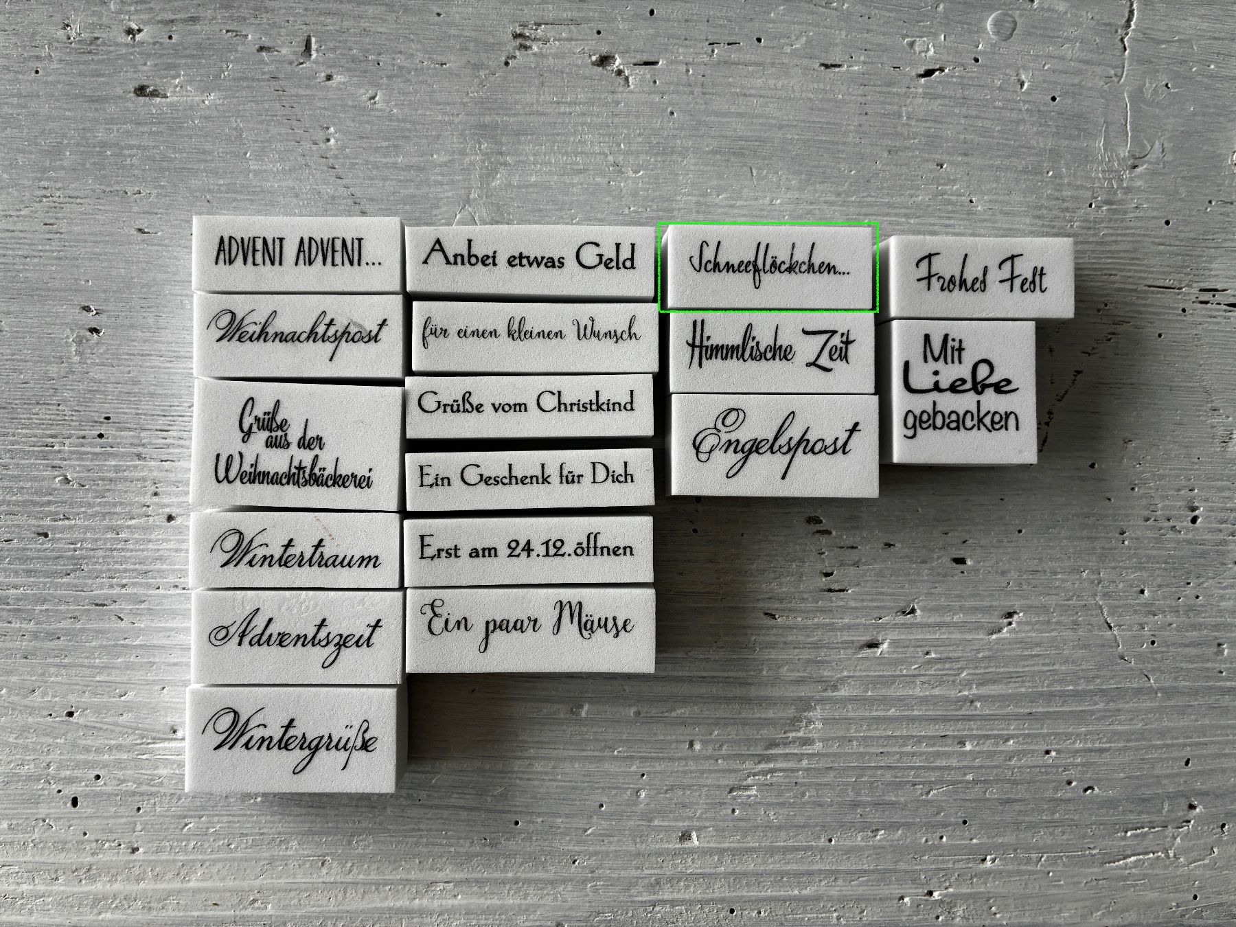 Tampons: LaBlanche Stempel Spruch 'Schneeflöckchen' 1-teilig – D'occasion à Glattfelden par Qwerasdf 1