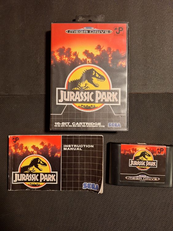The lost World Jurassic Park Sega Mega Drive Sans notice PAL Megadrive
