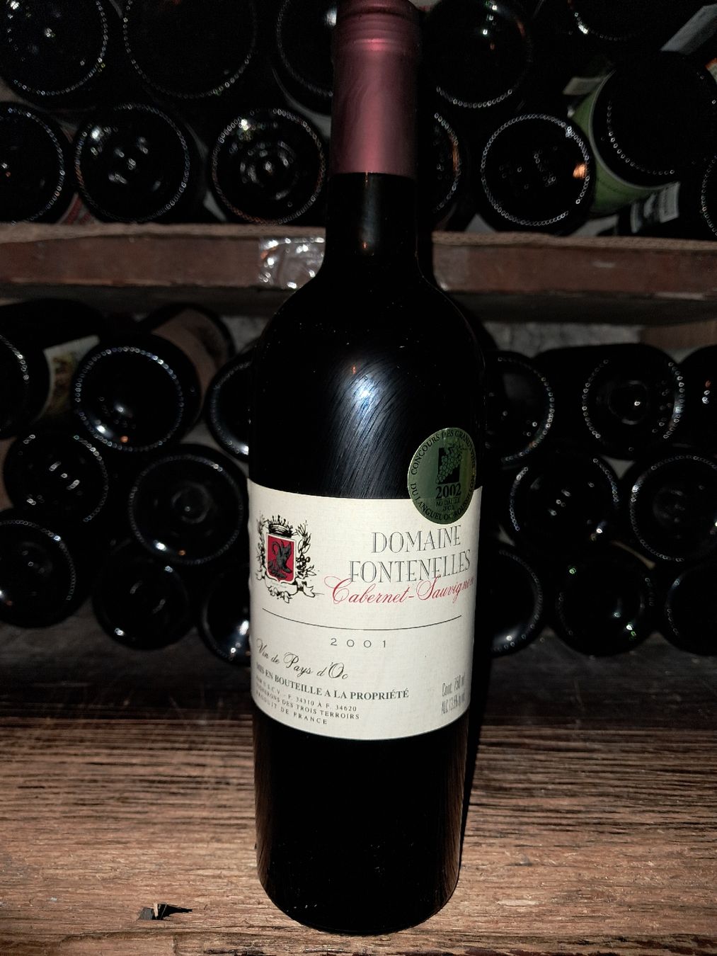 Vino: Les Fontanelles Cabernet Sauvignon 2001 – Nuovo e nell'imballaggio originale da Le locle venduto da juliensaran
