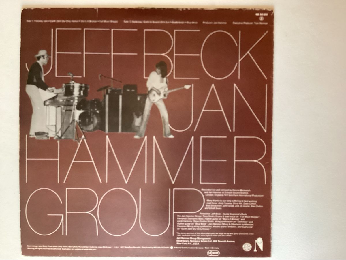 Dischi in vinile: Jeff Beck with Jan Hammer Group Live – Usato da Zürich venduto da Rockbyrd 1