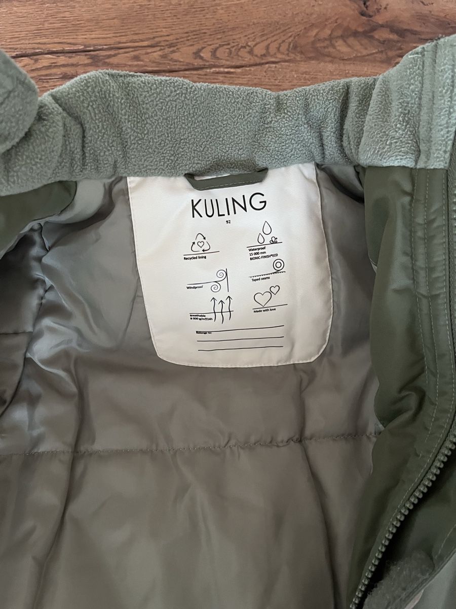 Giacche & Cappotti: Kuling Winterjacke, olivgrün, Grösse 92 – Usato da Chur venduto da Mbadimeischter 1