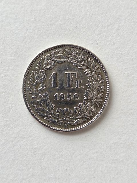 Toutes les monnaies: 1 Fr. Silber Schweiz 1956 Schweizer Münze – D'occasion à Schenkon par Blech