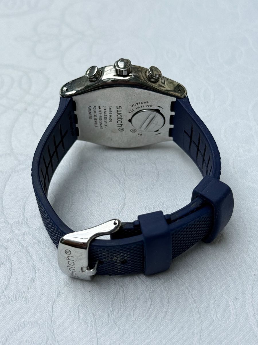 Swatch Montres: Stylish Swatch Watch with Blue Strap – D'occasion à Commugny par semamonfrinoli 3