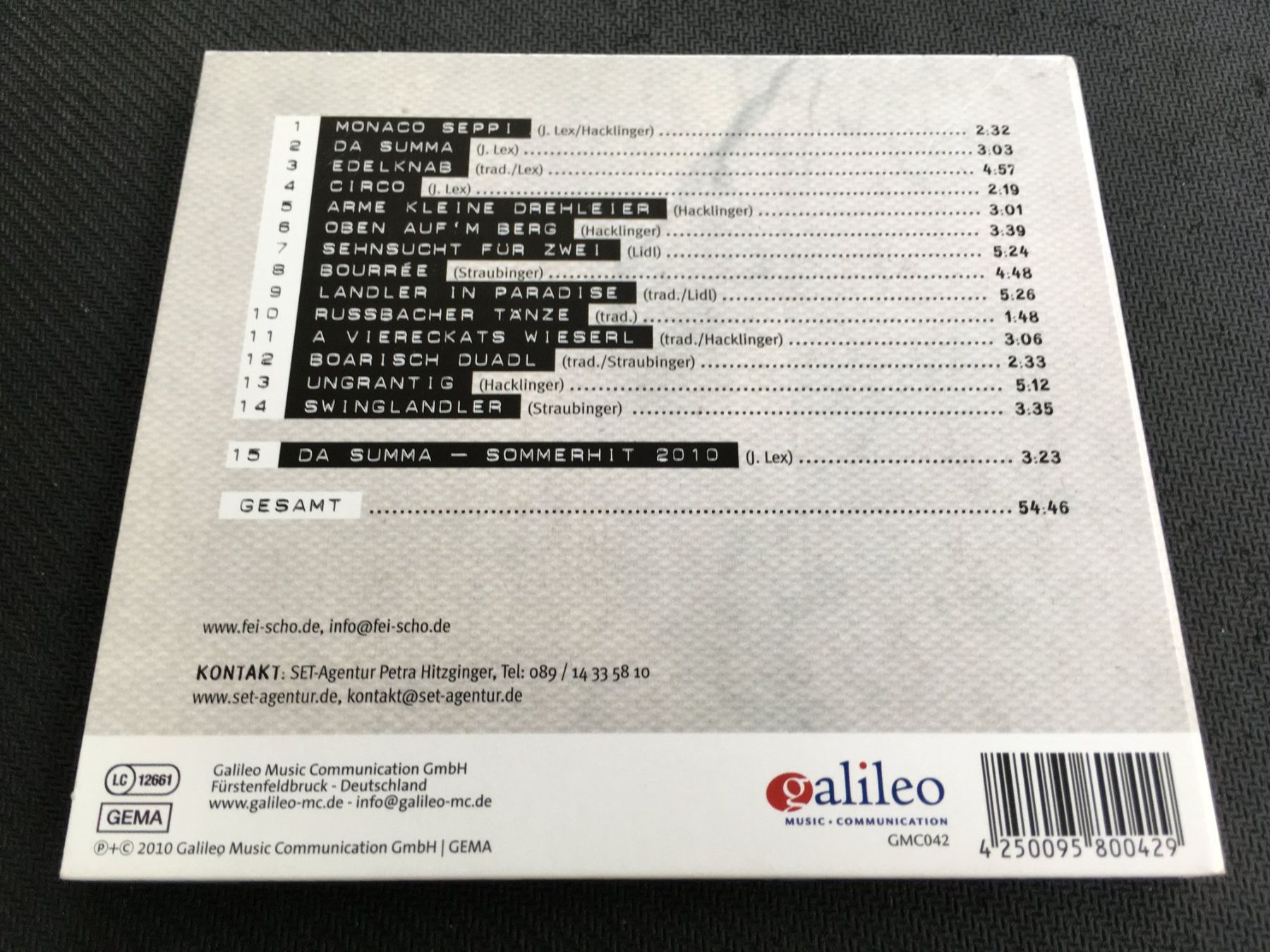 CD: Fei Scho - Ungrantig -CD- – Usato da St.Gallen venduto da MedienJoe 2