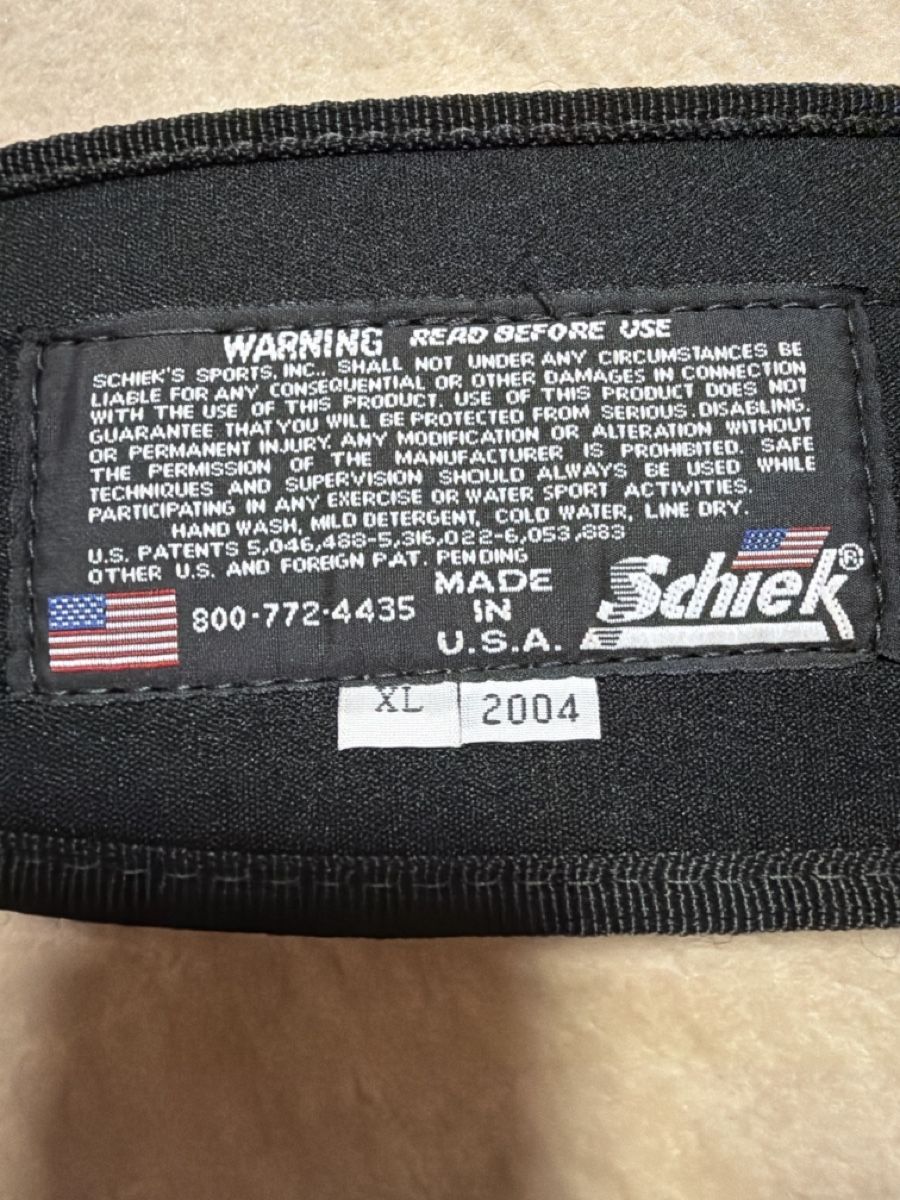 Gürtel: Ceinture de musculation Schiek noire XL – Neu (gemäss Beschreibung) aus Fribourg von cat_tb68 2