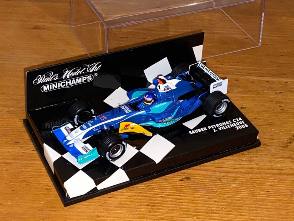 1/43 Minichamps 400 050011 Sauber Petronas C24 2005 Jacques Villeneuve