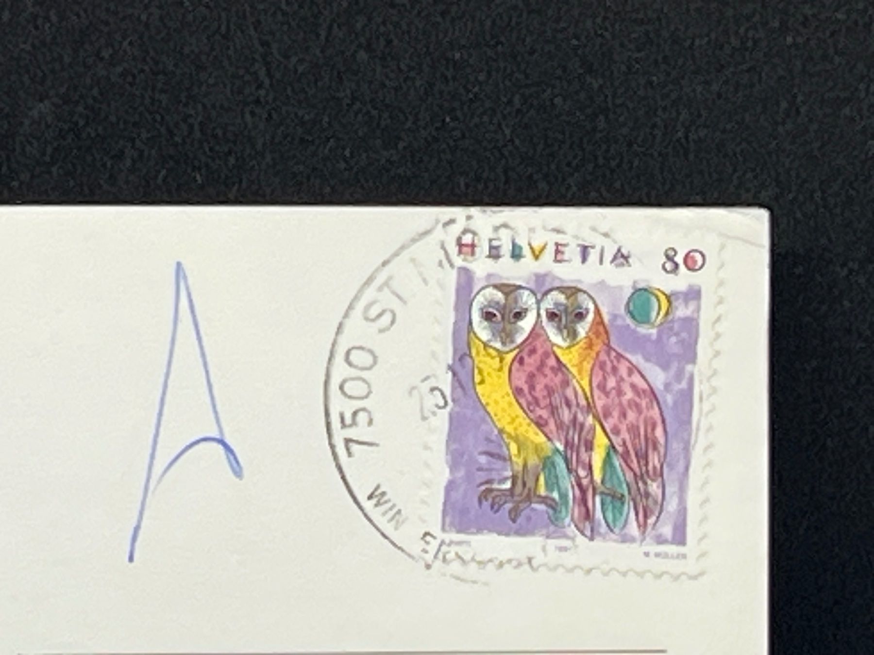 Cartoline postali: St. Moritz, Bad und Dorf, 1856 m ü.M. Engadin Schweiz – Usato da Widnau venduto da Brusi9 1