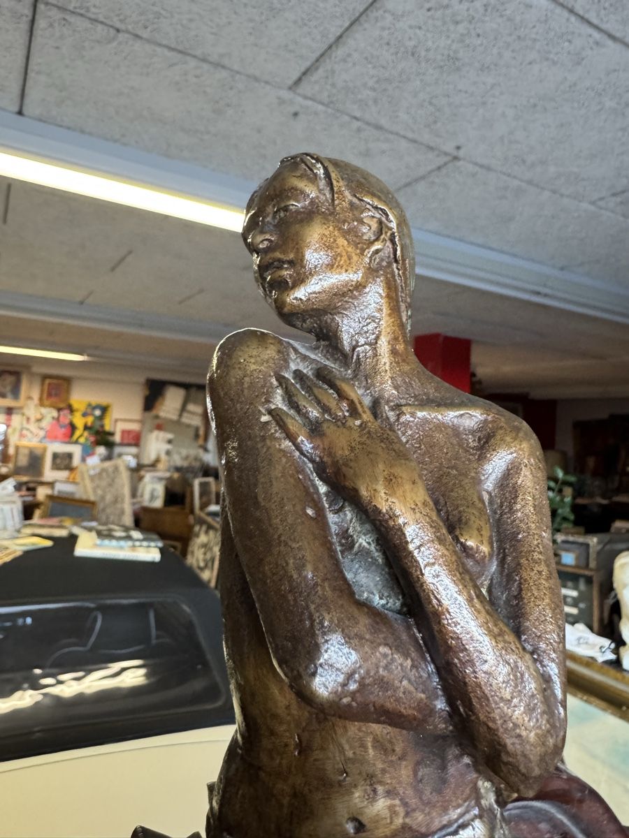 Skulpturen & Statuen: Leonardo Lucchi Skulptur Bronze Original  40 cm  – Gebraucht aus Frasnacht von Kulturpalast 7
