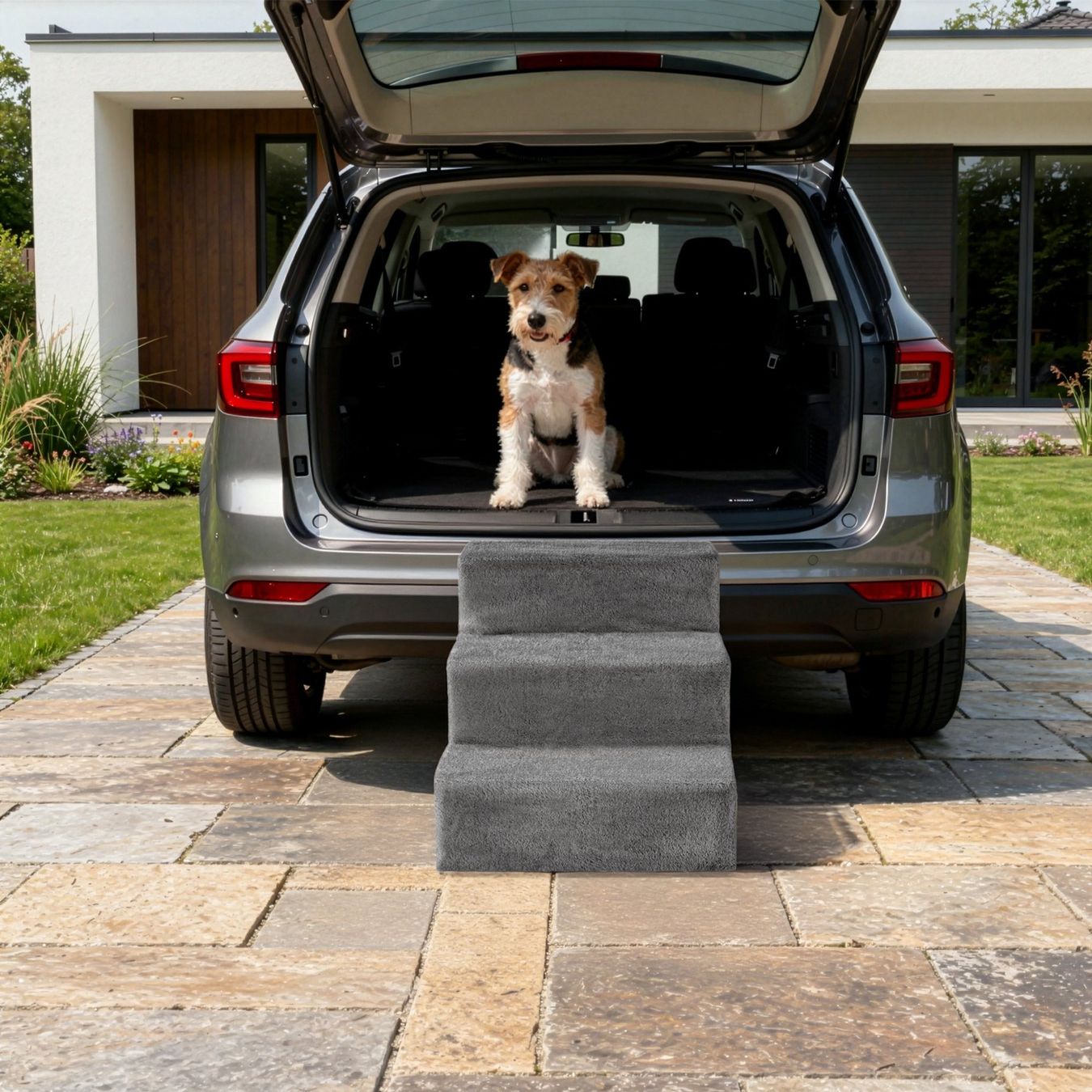Treppen: Haustiertreppe Paw Path grau – Neu (gemäss Beschreibung) aus Murten von Roland.Kemmer.AG 9
