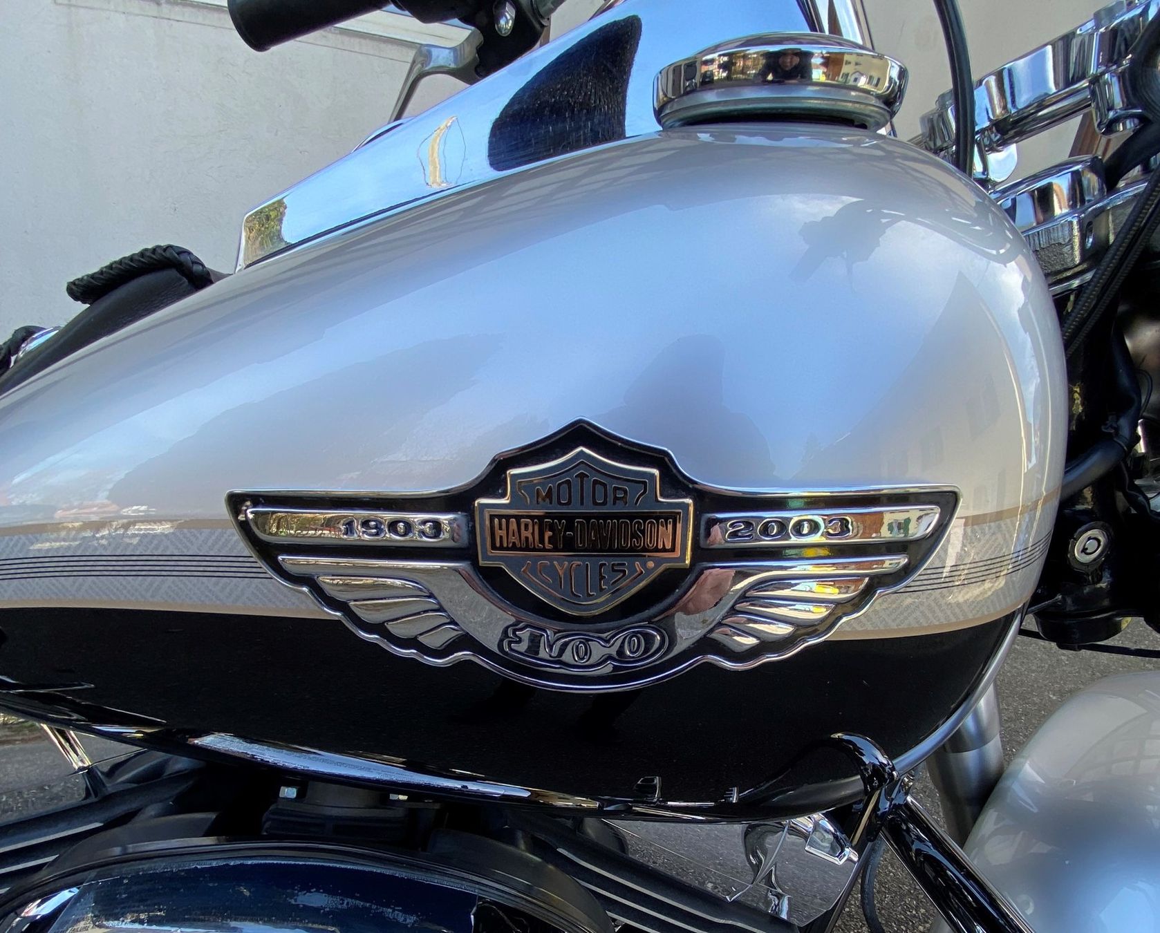 Harley-Davidson Chopper: Harley-Davidson Jubiläums-Modell 2003 Heritage Softail – Usato da Reutlingen venduto da griggi90 4