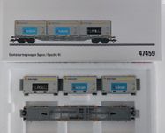 Märklin 47459 Containertragwagen Sgnss der SBB, DC-Achsen, H