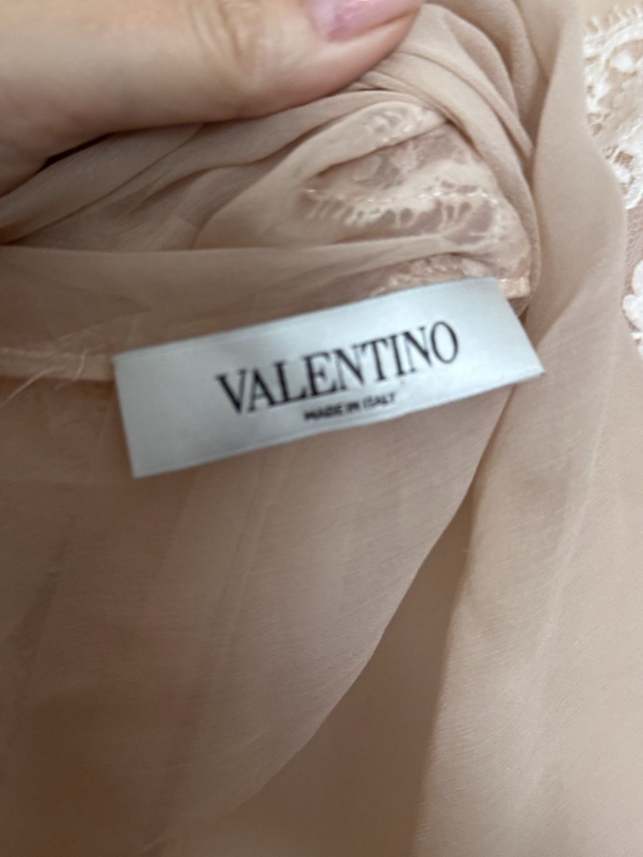 Valentino Chemisiers: Original Valentino Bluse Nude Rosa Spitze  – D'occasion à Steckborn par rab_y78k 1