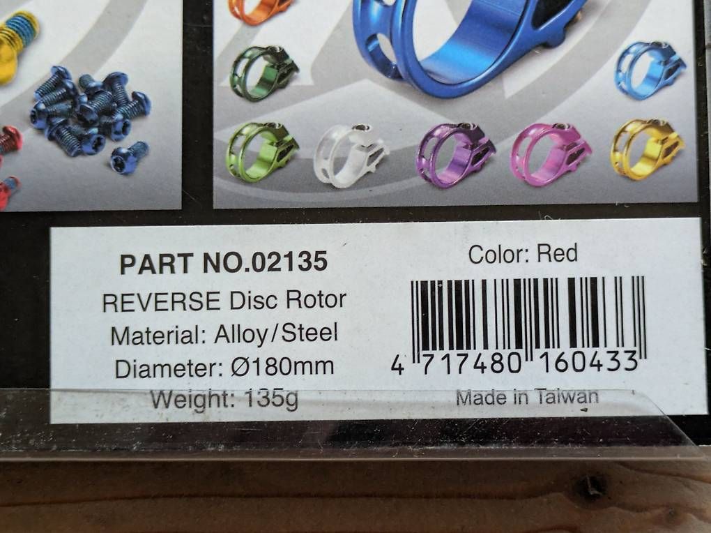 Pezzi di ricambio: Reverse Disc Rotor 180mm – Nuovo (secondo la descrizione) da Auslikon venduto da stefanwey 2
