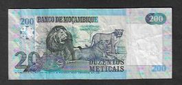 Mocambique  200  Meticais  2011  Gebraucht