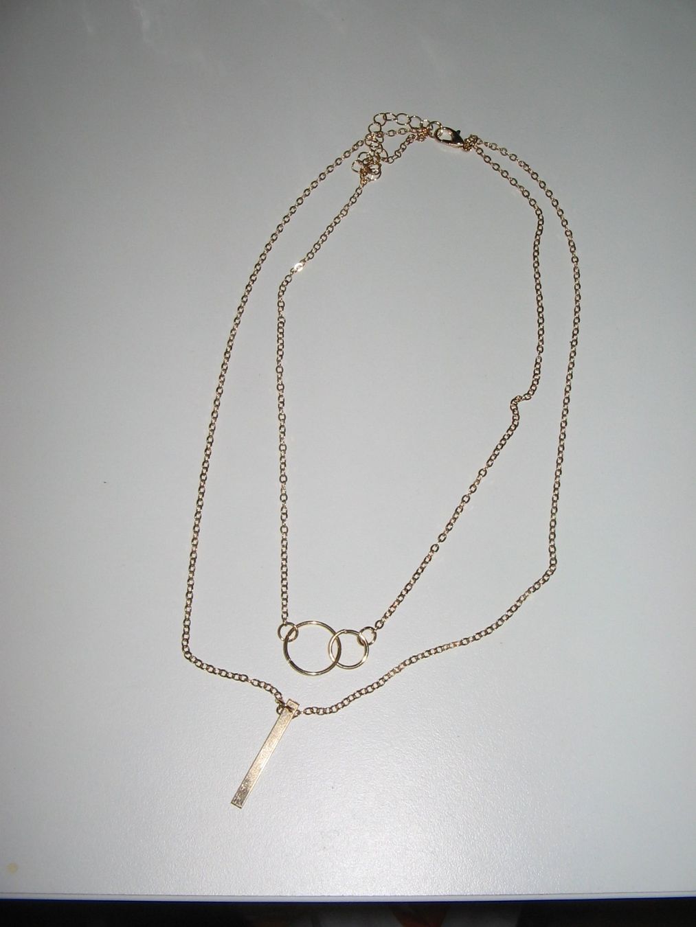 Catenine: Doppellagige Kette goldfarbig – Nuovo (secondo la descrizione) da Flamatt venduto da Tattoo18