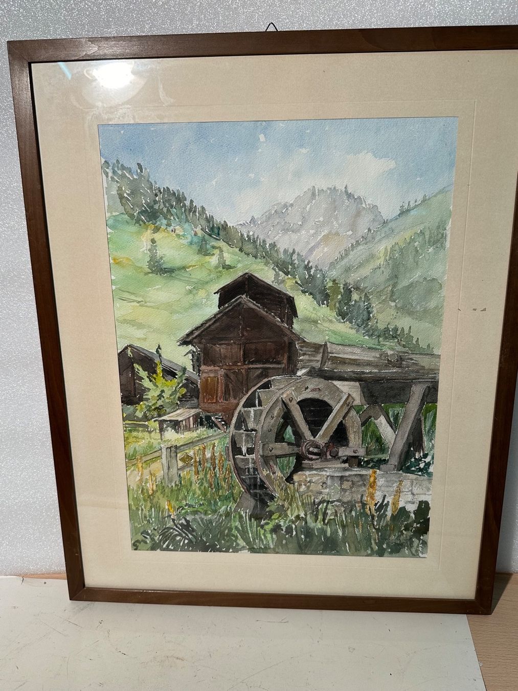 Dipinti: Belle aquarelle signée – Usato da Lausanne venduto da artnouveau04