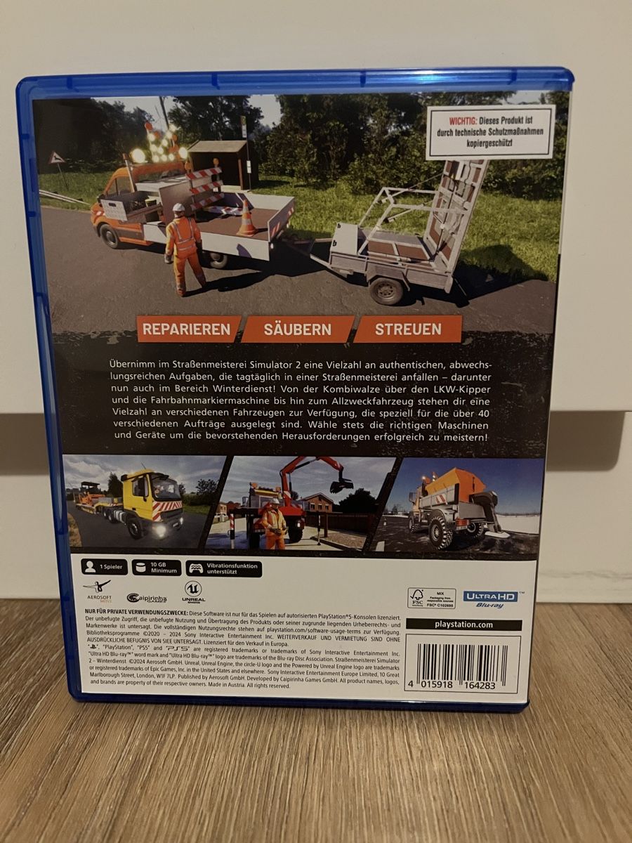 Spiele: Strassenmeisterei Winterdienst Simulator 2 PS5 – Neu (gemäss Beschreibung) aus Zollikon von  1