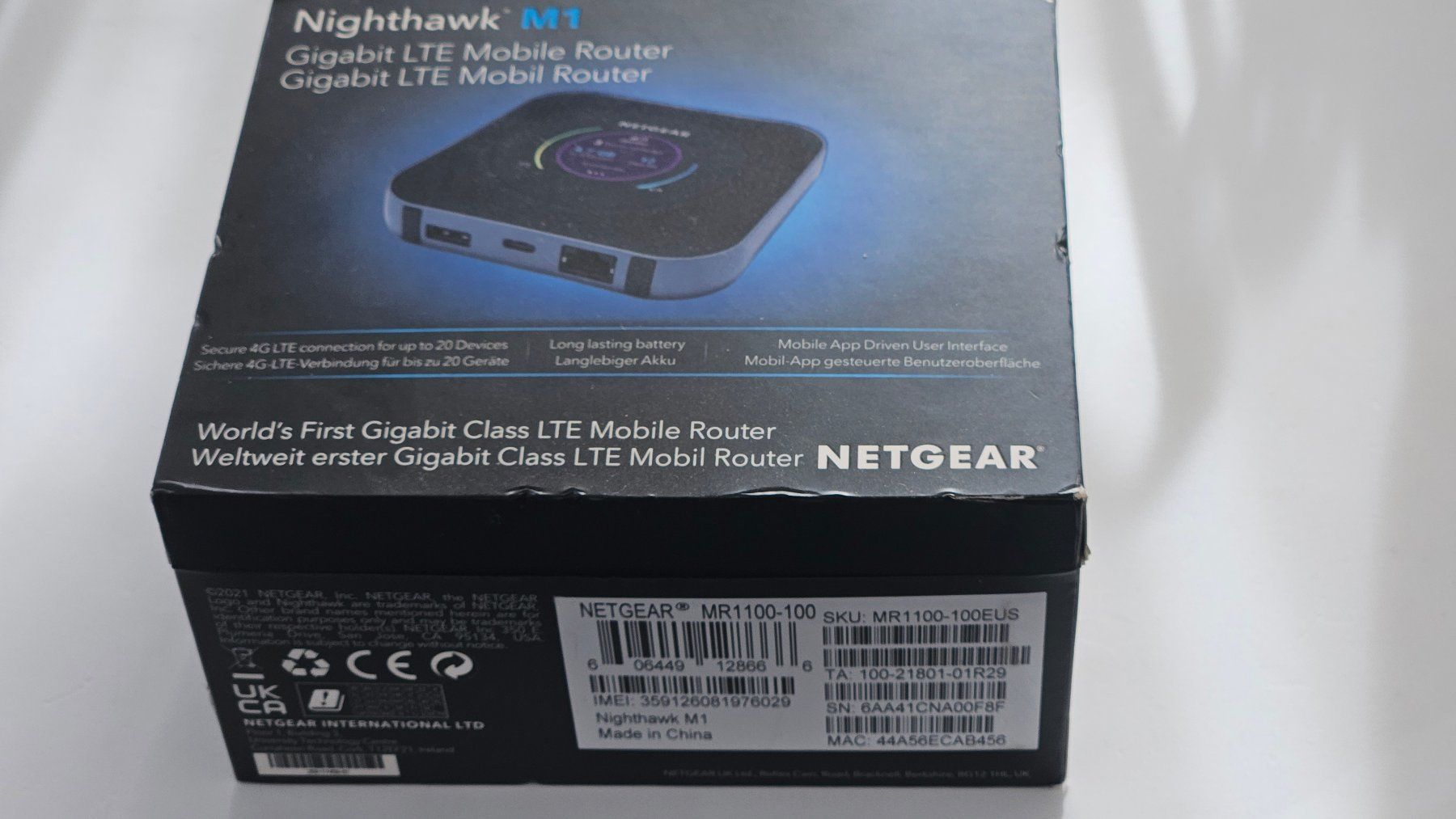 Netgear Modems & Router: NETGEAR MR1100-100 Nighthawk M1 – Neu (gemäss Beschreibung) aus Granges-Paccot von Wodli 1