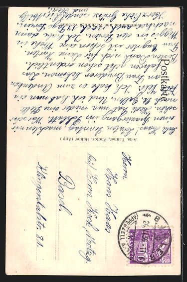 Cartoline postali: AK Schlatt, Blick auf die Kirche, 1936 – Usato da Berlin venduto da bartko-reher 1