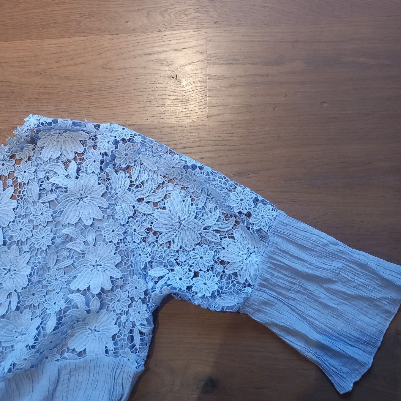 Camicette: Süsse Bluse Tunika hellblau Spitze Gr. 40 L  Boho – Nuovo (secondo la descrizione) da Nottwil venduto da cecilia44 8