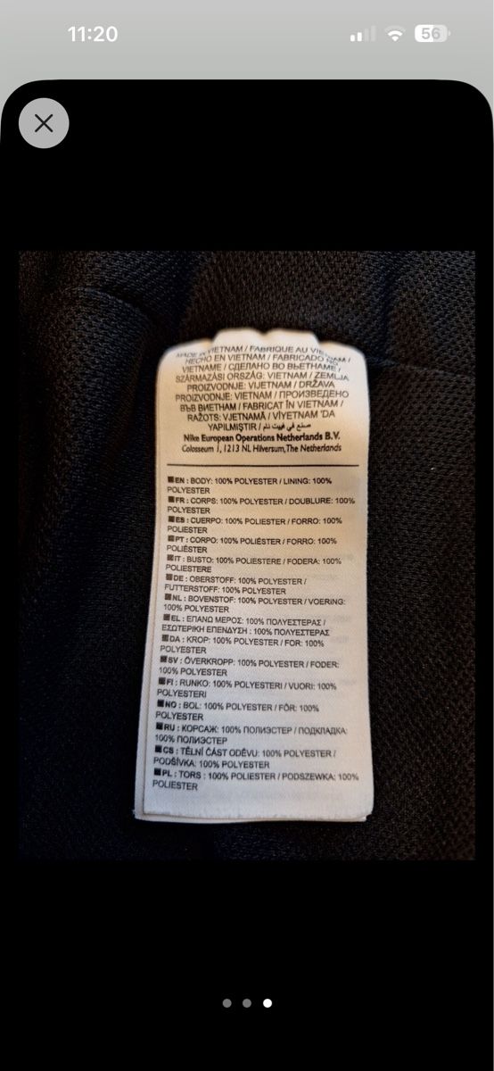 Nike Giacche: Schwarzer Nike Windbreaker Gr. M – Usato da Lenzburg venduto da fra_nk2f 1