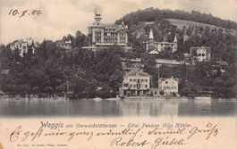 Weggis, Hotel Pension Villa Köhler, gelaufen 1904