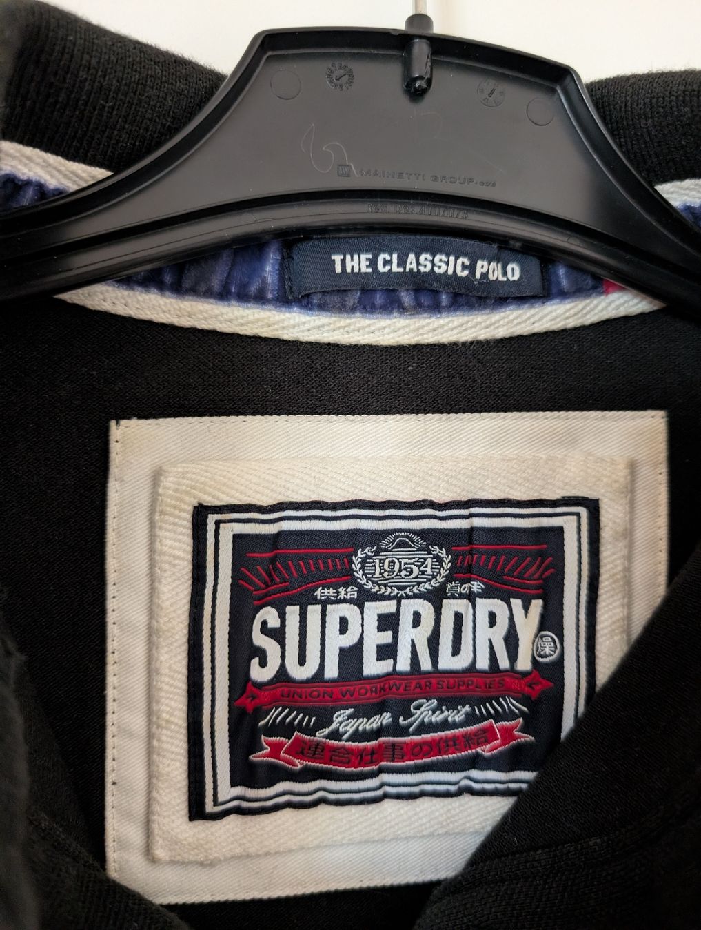 Superdry Magliette Polo: Superdry Poloshirt, Schwarz/Grau, Grösse S – Usato da Zürich venduto da Grogu13 4