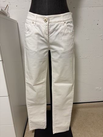 Brunello Cucinelli White Pants, Size 40, Made in Italy!