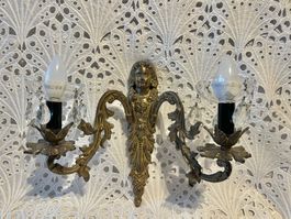 Messing Wandleuchter Wandlampe 2400 Gr Jugendstil