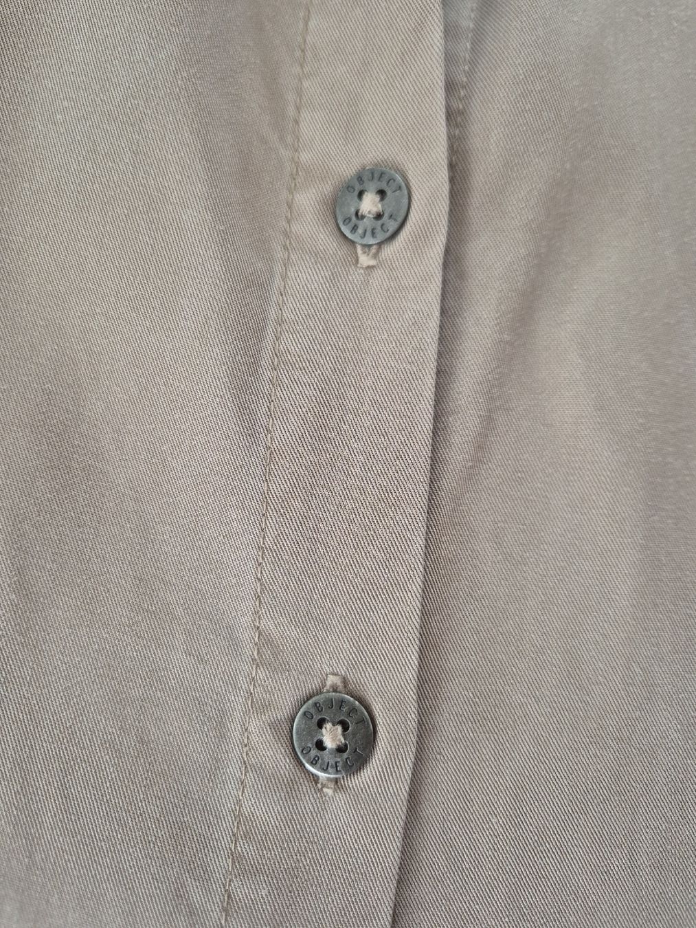 Kleider: Object Hemdblusenkleid Gr. 42 mit Gürtel, beige – Gebraucht aus Wetzikon ZH von mar_8jrl 1