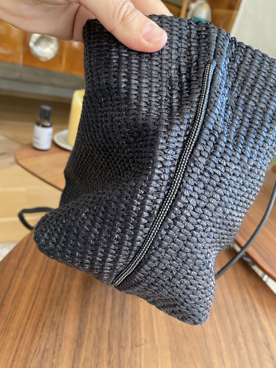 Brunello Cucinelli Borse da donna: Brunello Cucinelli Tasche aus Bast und Leder neuwertig – Usato da Dittingen venduto da ert_nyv5 8