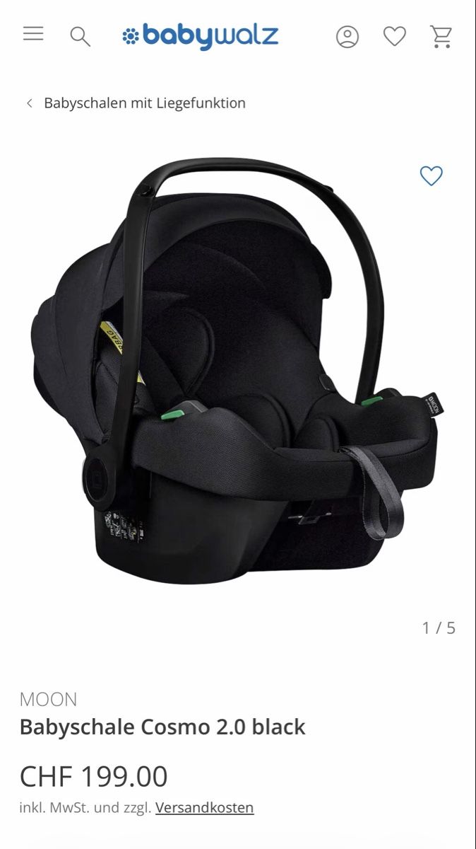Seggiolini per auto: Babyschale Cosmo 2.0 – Nuovo e nell'imballaggio originale da Thusis venduto da nic_y8z9