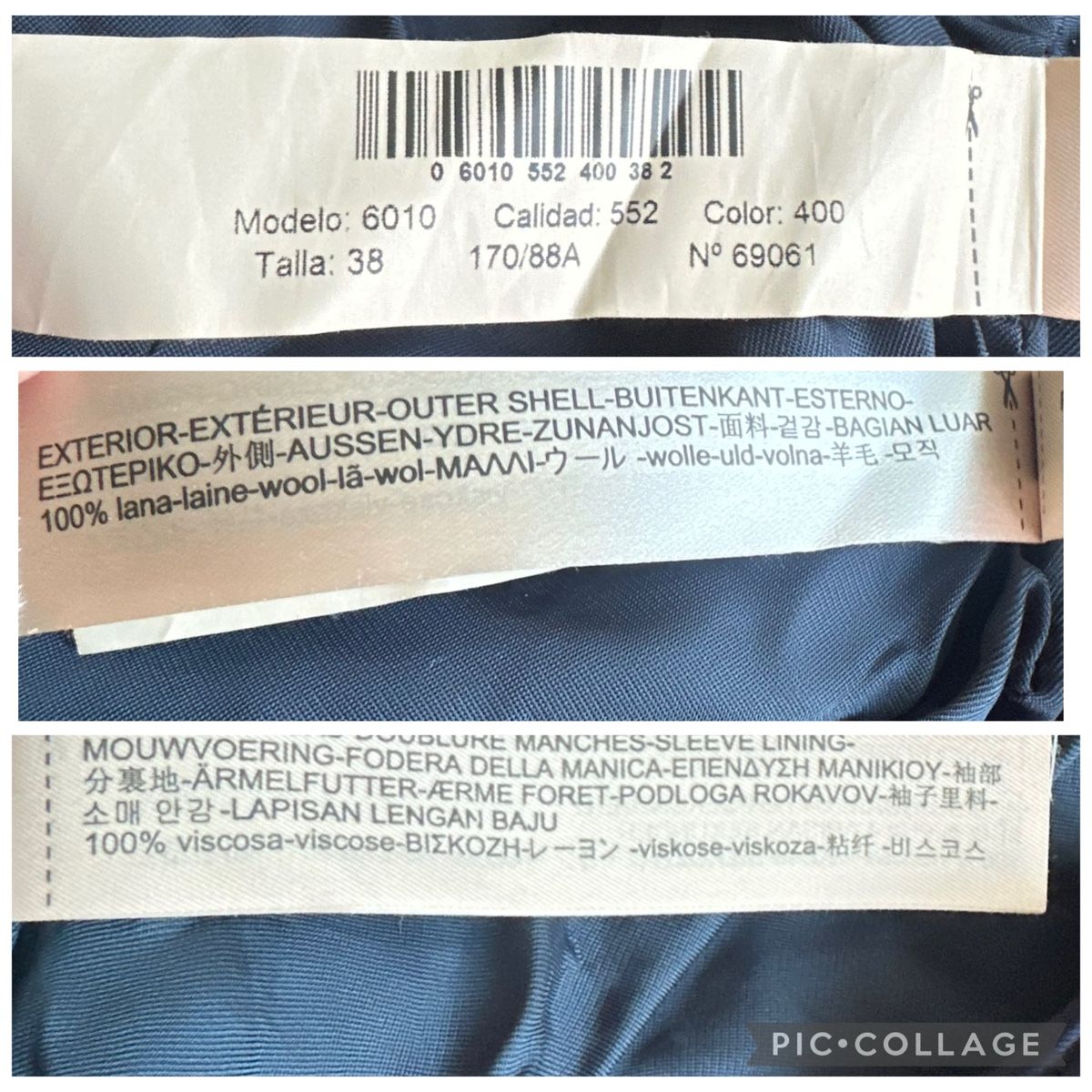 Massimo Dutti Vestes: MASSIMO DUTTI BLAZER GR. 38 WOLLE – D'occasion à Unteraegeri par MH203 5