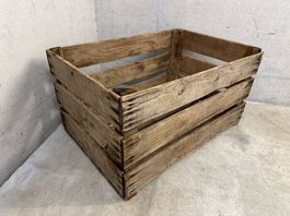 Wood crate vintage H32 x W60 x D40 📦 Altholz Kiste Harasse