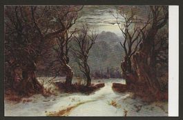1921 Pro Juventute Karte, Calame Winter ungebraucht