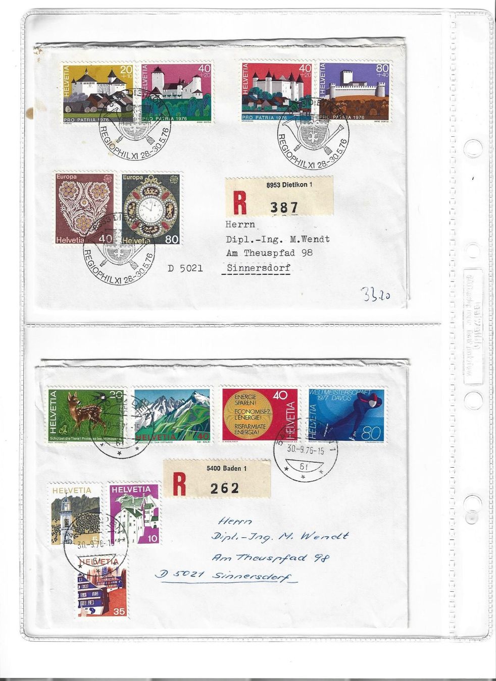 Tutti i francobolli: 10 lettres 10 Buchstaben – Usato da Delemont venduto da toutdubon11 9