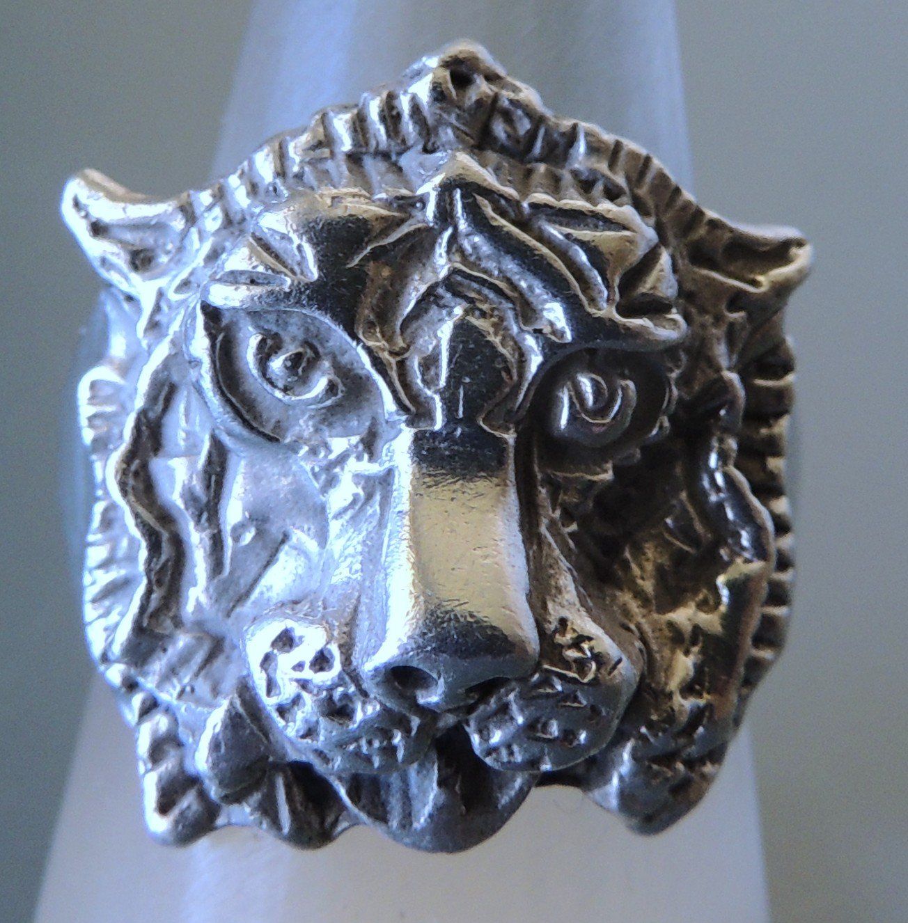 Anelli: Tiger Silber 925 Fingerring Gr. 63 – Usato da Waldenburg venduto da schaller707 1