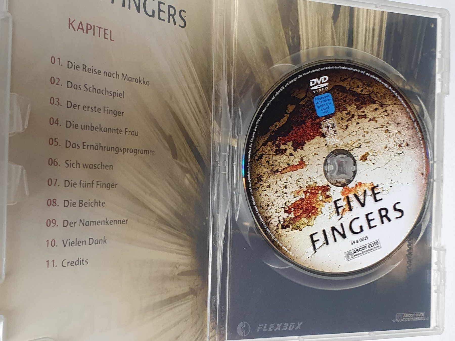 Tutti i DVDs: Five Fingers DVD – Usato da Oberdorf BL venduto da BaldenEagle 1