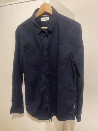 Hemd dunkelblau Gr. L