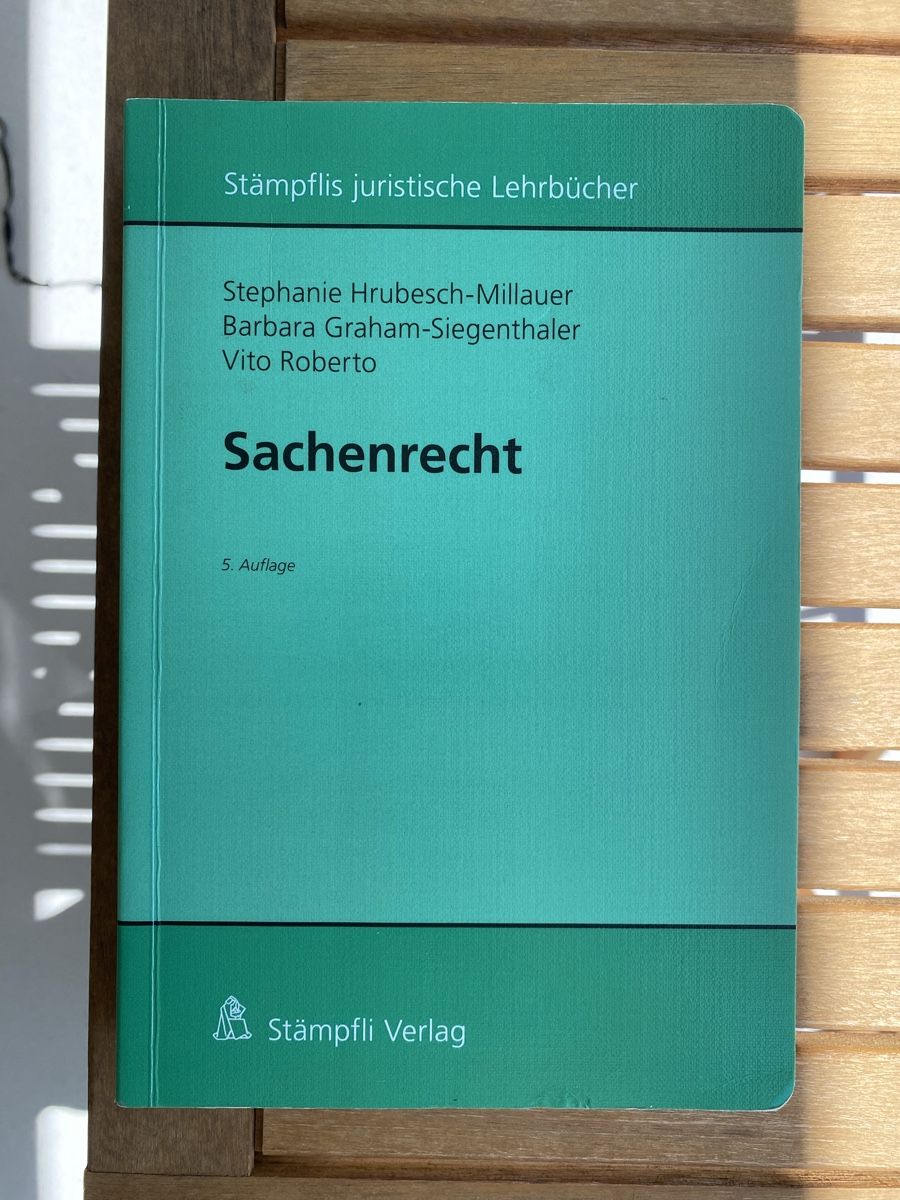 Libri: Sachenrecht, Stämpfli Verlag – Usato da Zürich venduto da ann_smj8