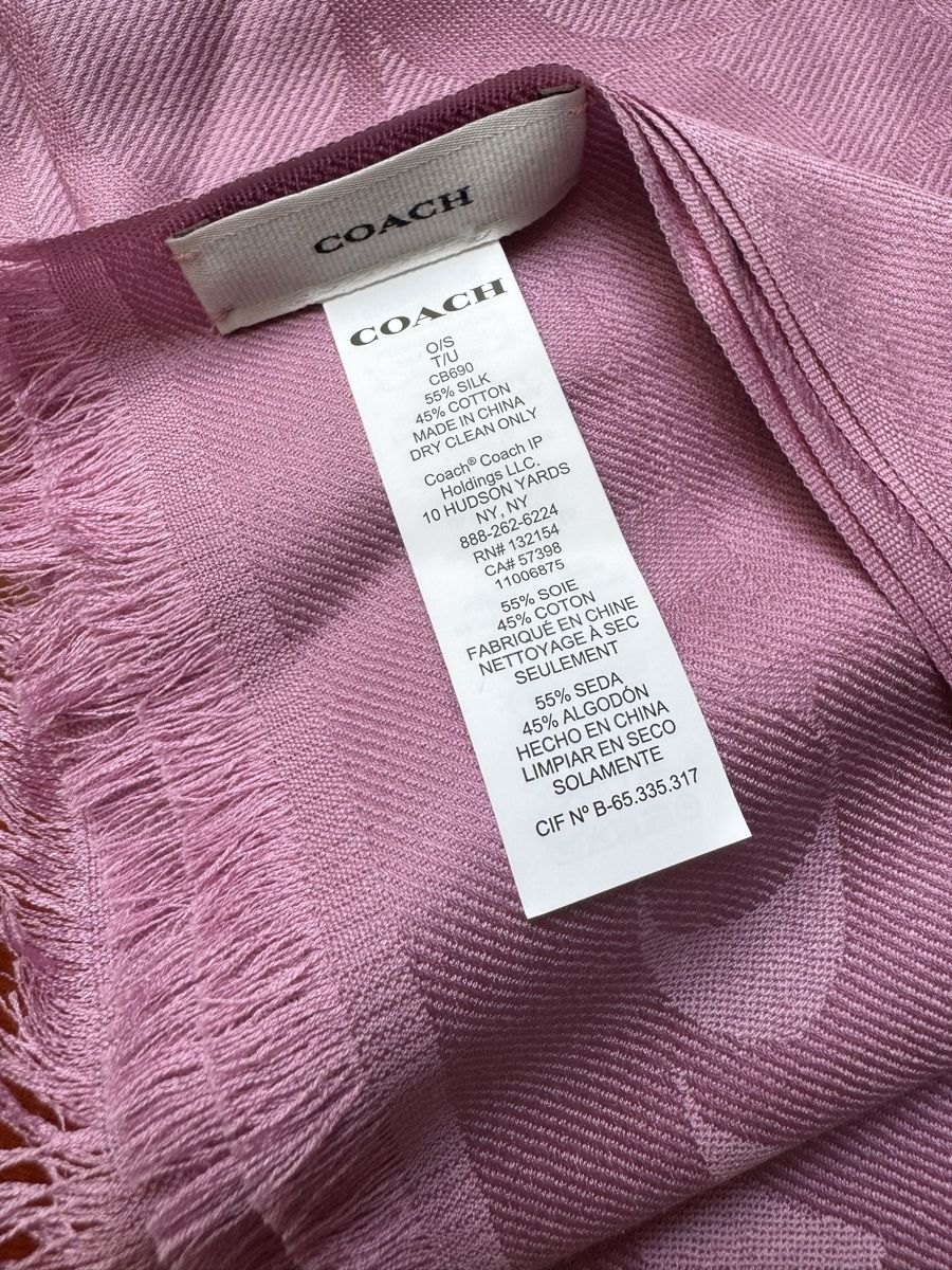 Coach Foulard & Sciarpe: Coach Schal - pink - neu – Nuovo (secondo la descrizione) da Bolligen venduto da surfingirl 4