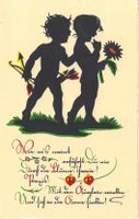 3 Kinderkarten in schwarz