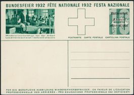 1932 - Pro Patria - Bundesfeierkarten • Entwertet